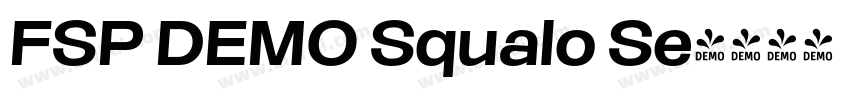 FSP DEMO Squalo Se字体转换 FSP DEMO Squalo Se字体转换